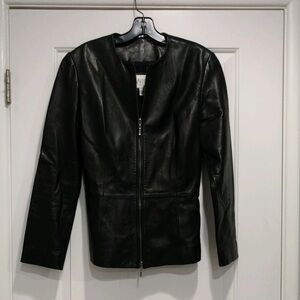 Vakko Leather Jacket-Size S
